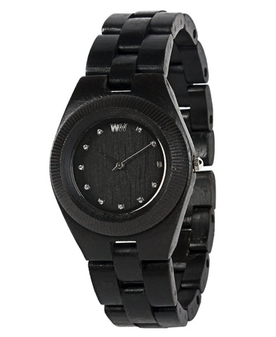 WeWood Odyssey Black with Crystal